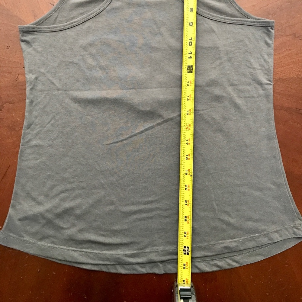 Gray Racer Back Tank - Picture 3 of 3